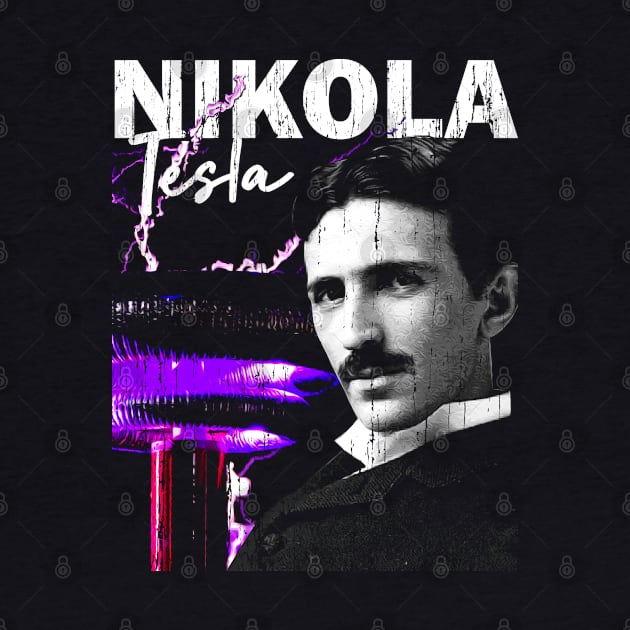 nikola tesla by iceiceroom